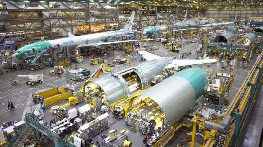 Авиационный завод Боинг