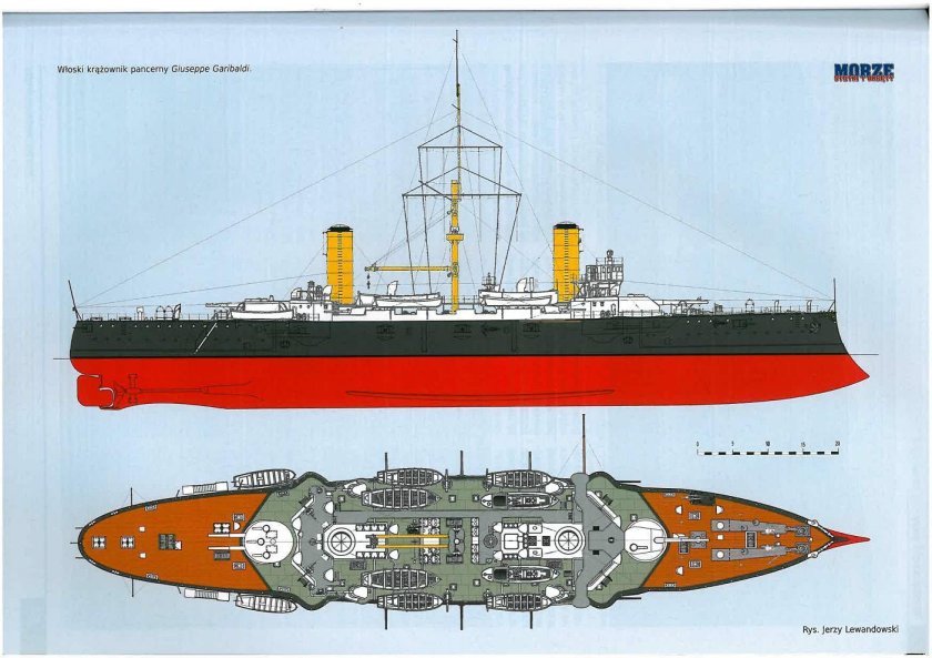 Броненосный крейсер Джузеппе Гарибальди