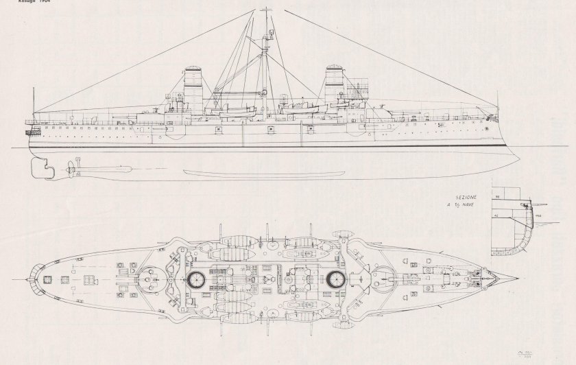 Крейсер Касуга 1904