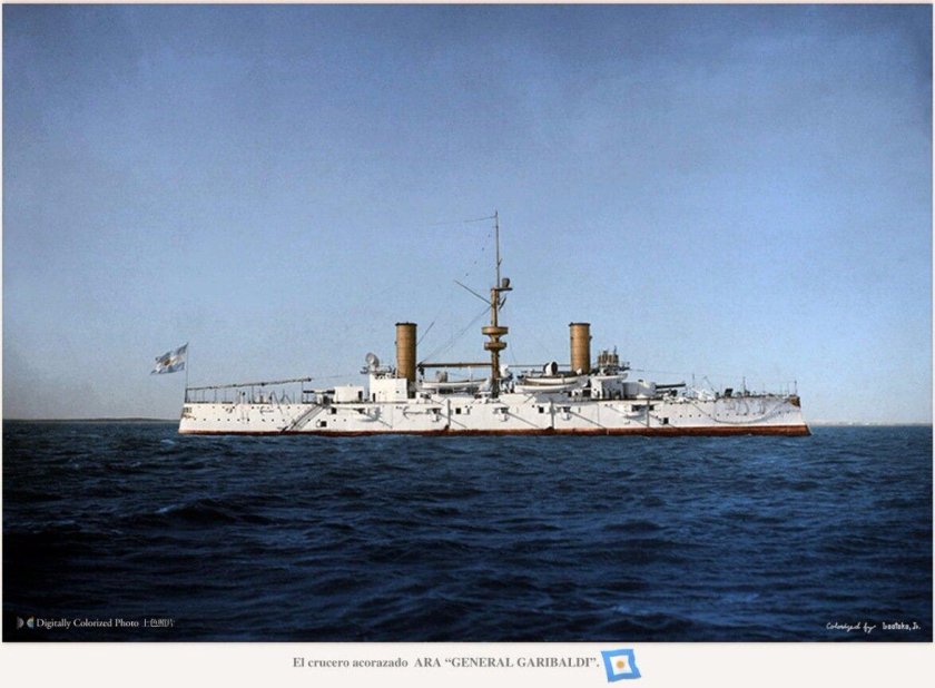 Броненосный крейсер Джузеппе Гарибальди