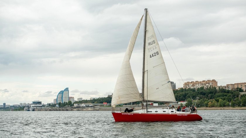 Яхта красиво Саратов