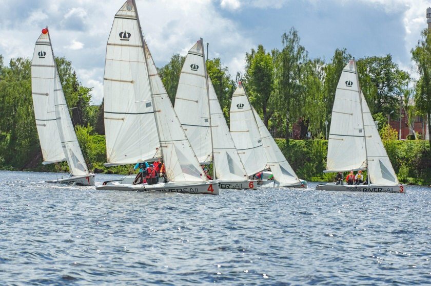 Яхта парусная регата