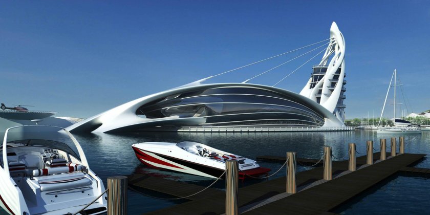 Заха Хадид яхта