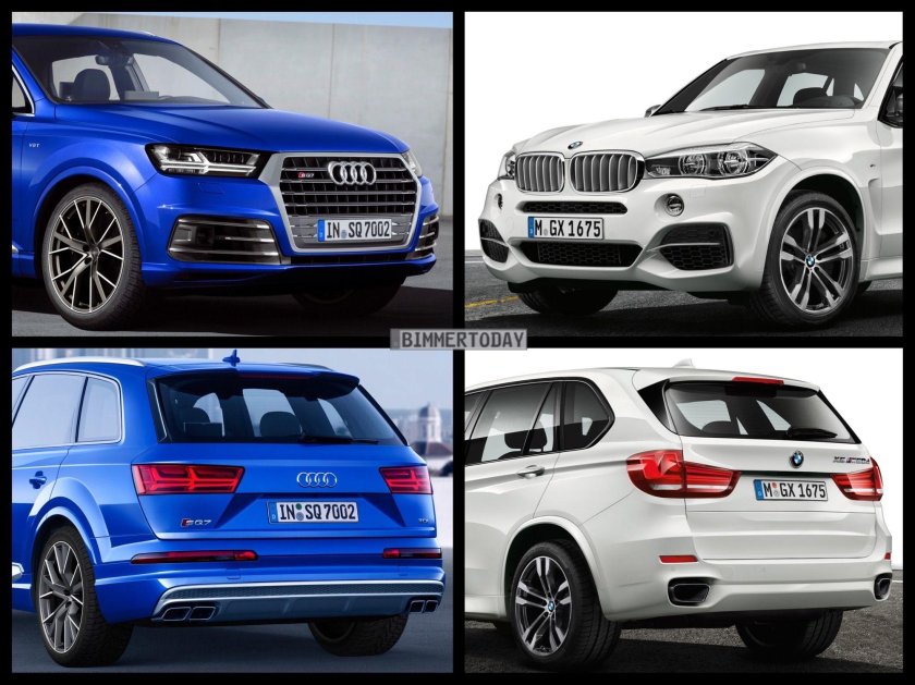 BMW x7 Audi q7