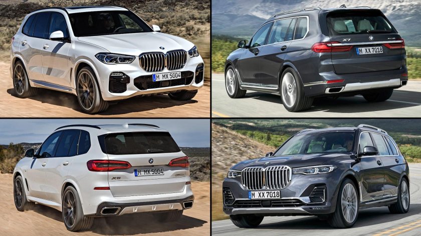 BMW x7 и x5