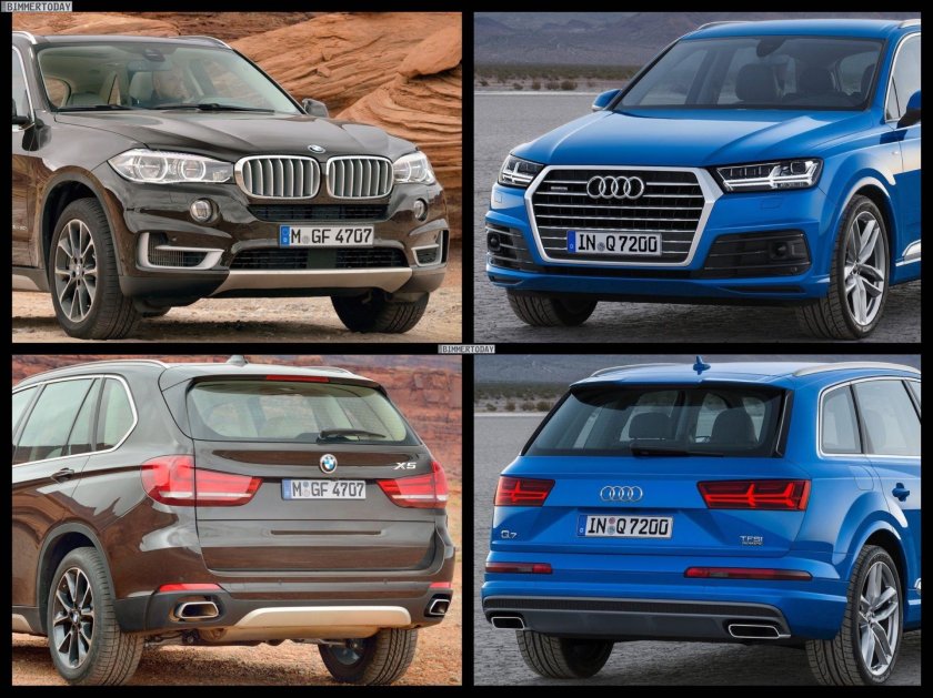 BMW x7 vs Audi q7