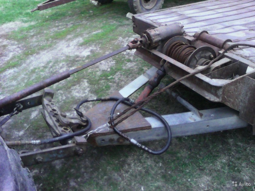 Стоговоз с лебедкой