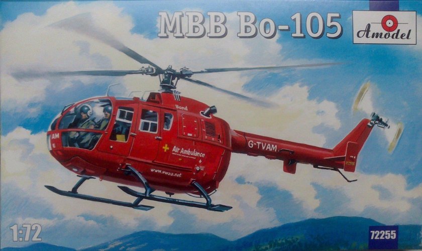 Amodel 72322 вертолет MBB bo 105-GSH 1/72