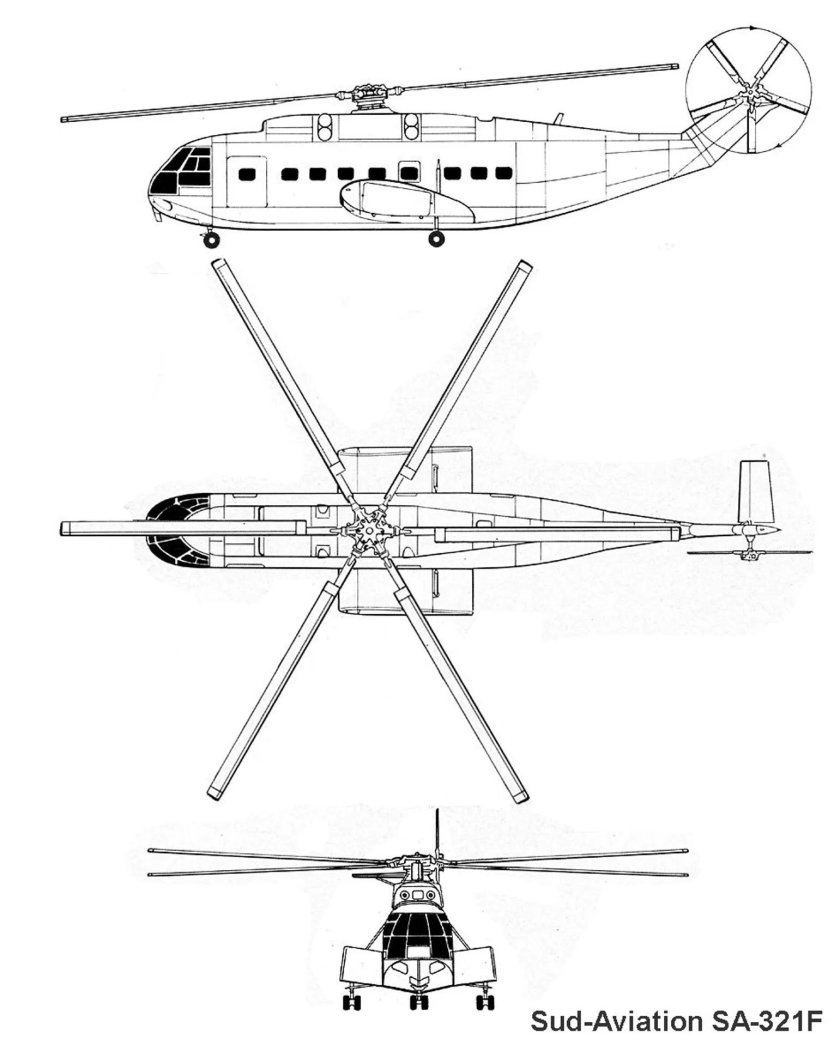 Sud-Aviation sa.321 super-frelon