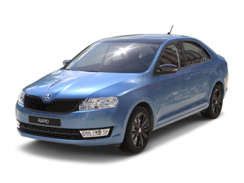 Шкода Рапид 2018 синяя