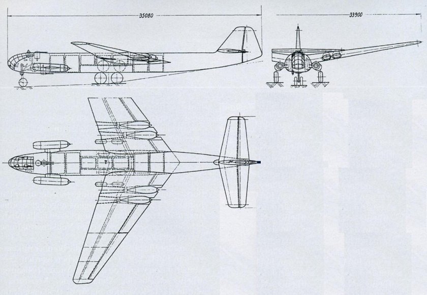 Бомбардировщик ил-28 чертежи