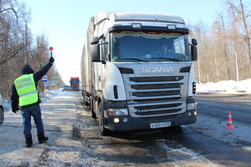 Весовой контроль автомобиля