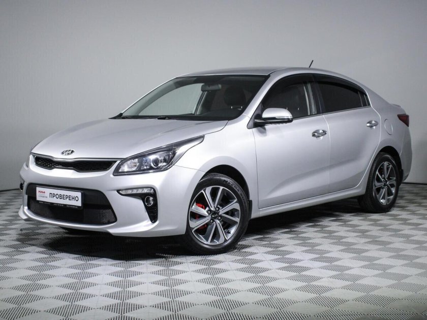 Kia Rio 2018 серый