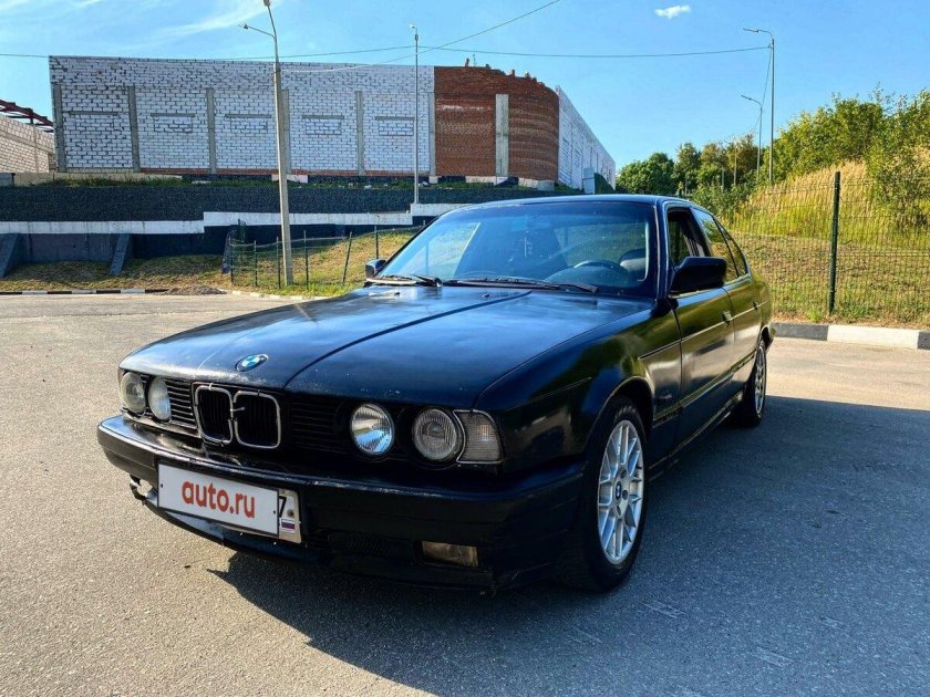Bmw 525i e34 черная