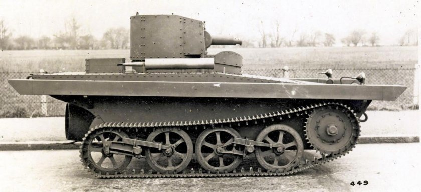 Плавающий танк Виккерс Карден Ллойд