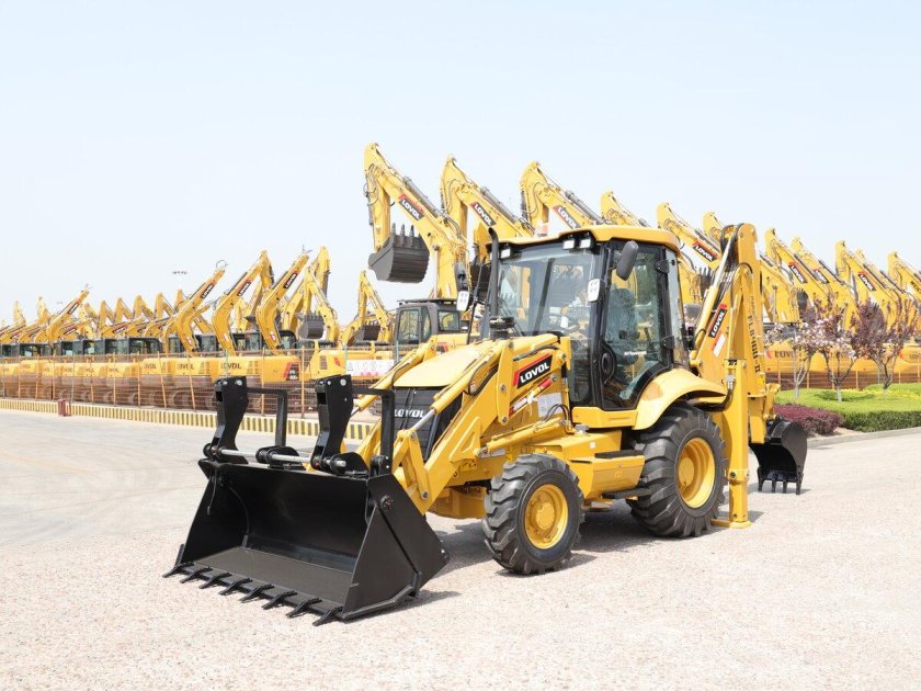 Экскаватор погрузчик китайский