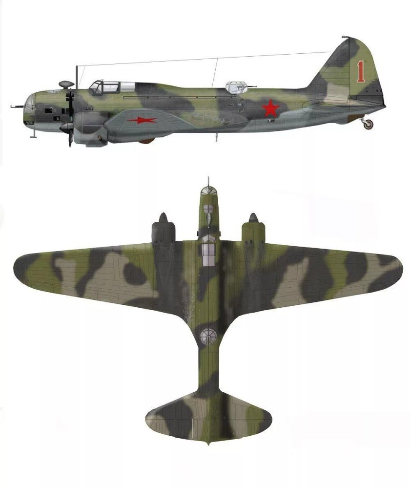 ДБ-3 бомбардировщик