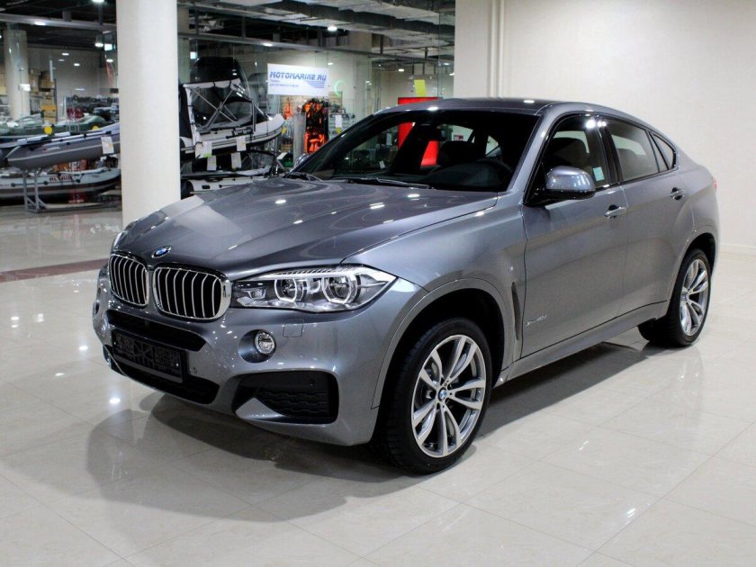 БМВ х6 серая