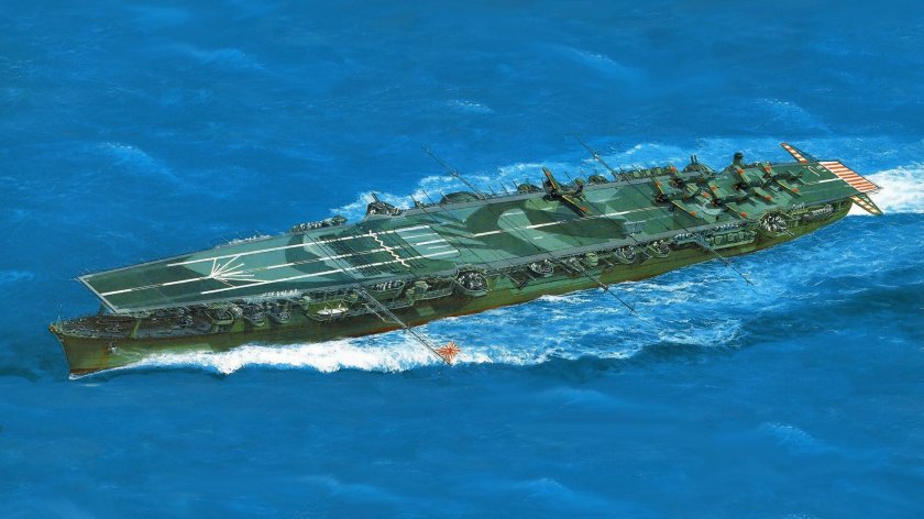 Японский авианосец Синано