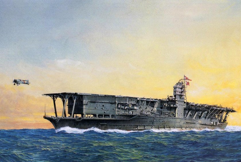 Японский авианосец Акаги