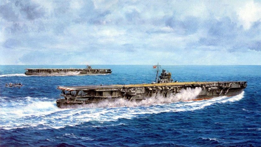 Японский авианосец Хирю