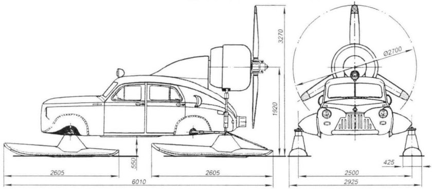 ГАЗ м20 аэросани