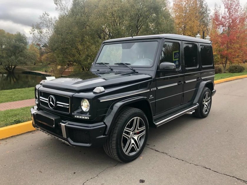 Мерседес Гелендваген черный АМГ