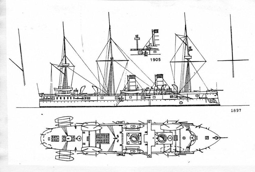 Броненосный крейсер Дмитрий Донской