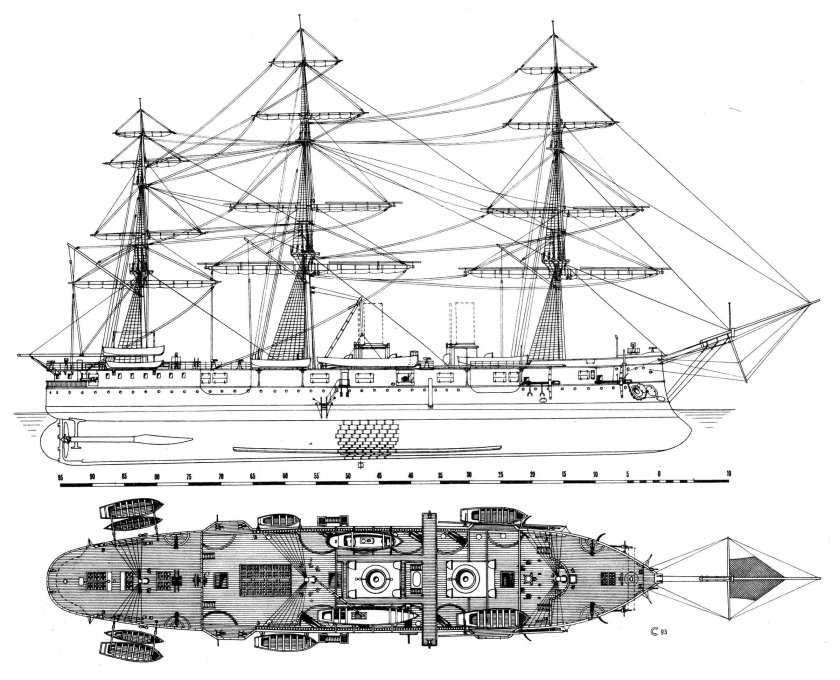 Броненосный крейсер Владимир Мономах