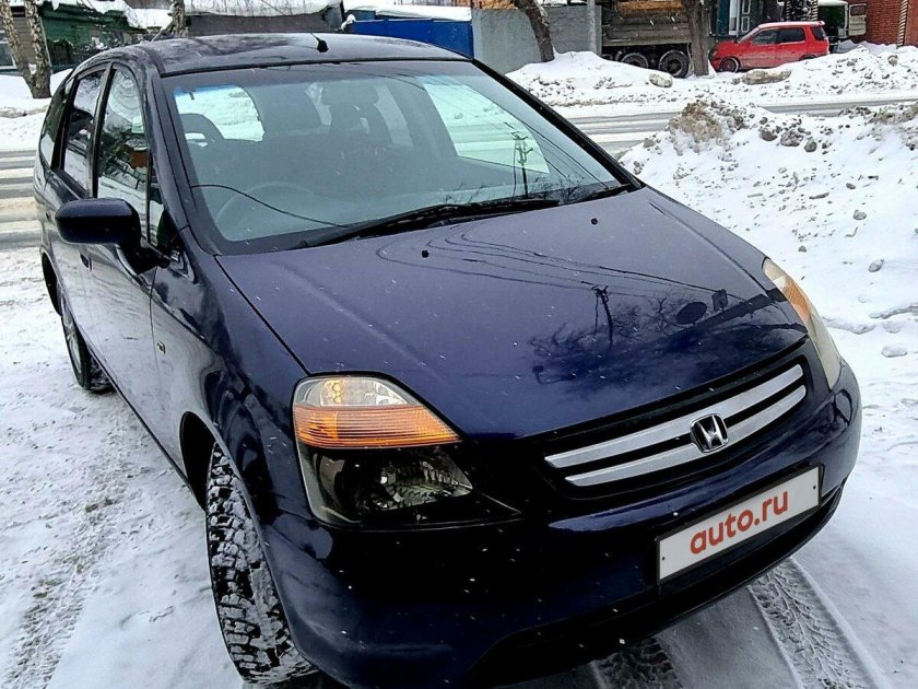 Синяя хонда