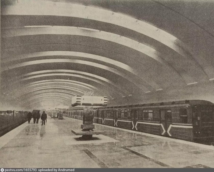 Станция метро Кантемировская 1984