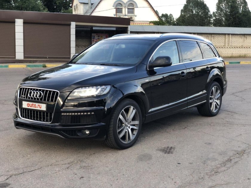 Audi q7 2014 черная