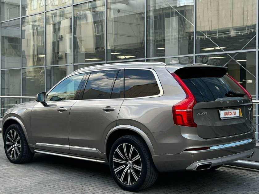 Volvo xc90 серебристый