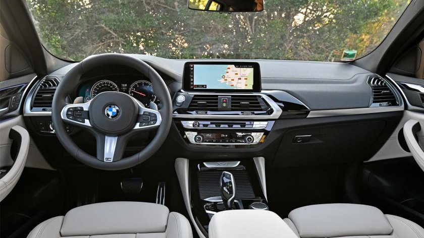 BMW x4 2021 салон
