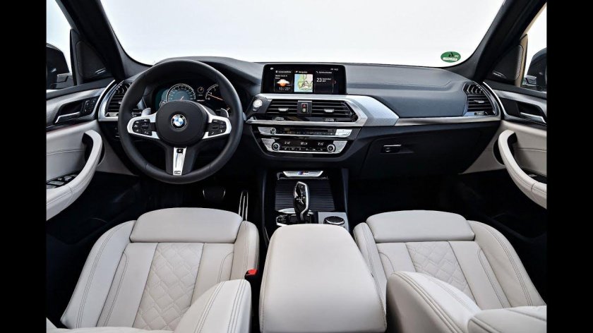 BMW x3 2019 салон