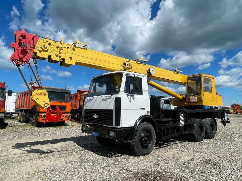 Маз автокран ивановец 14т