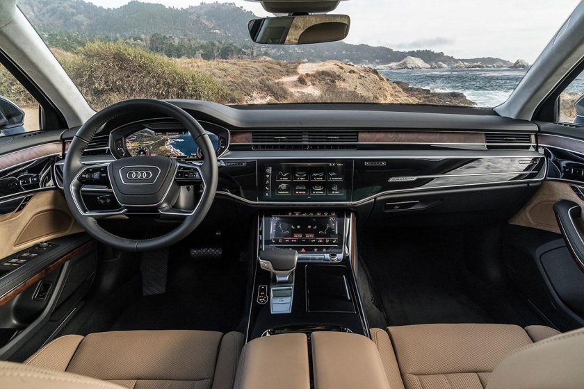 Audi a8l 2021 салон
