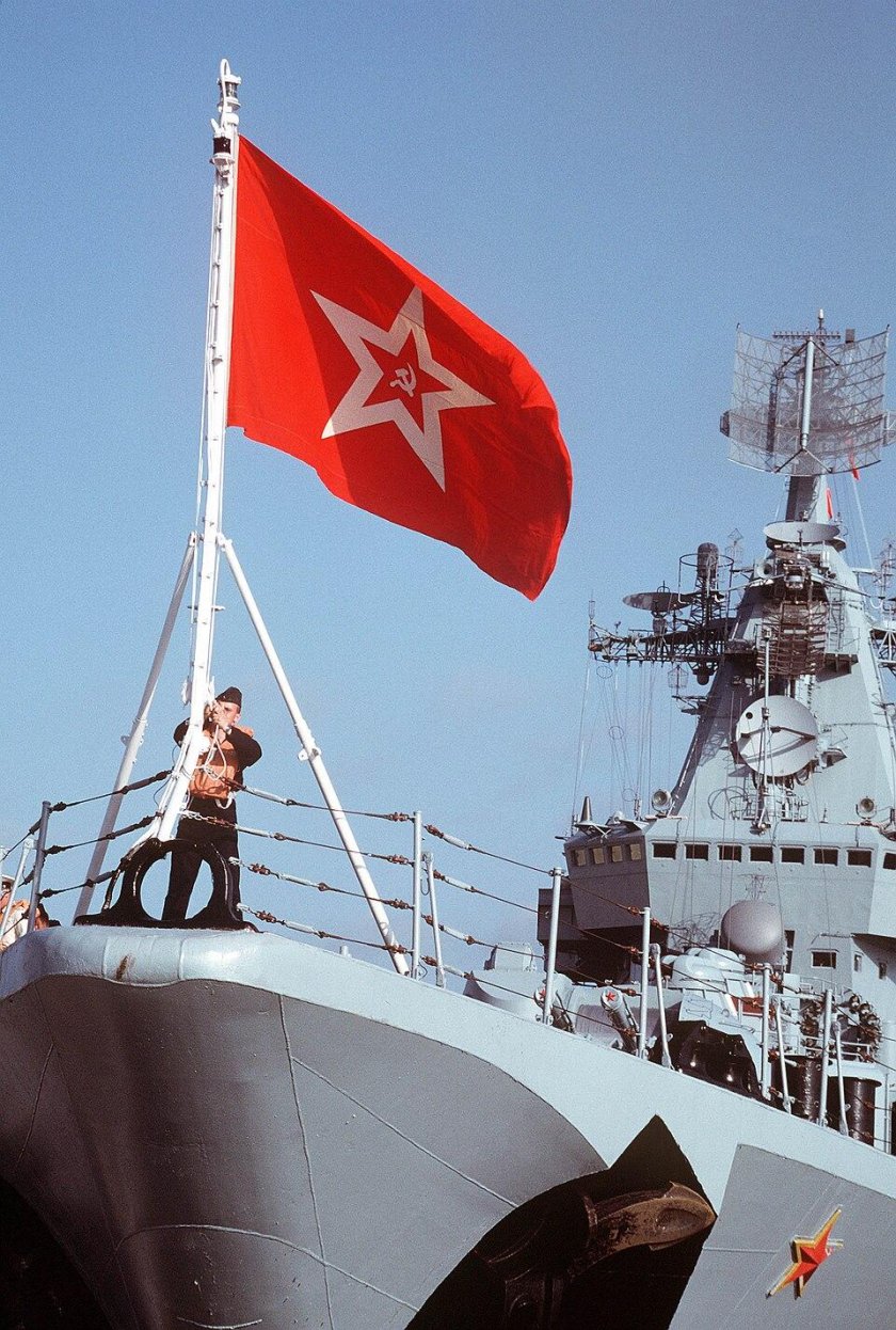 Флаг и гюйс ВМФ СССР