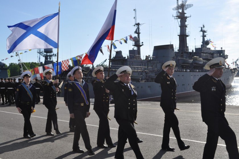 Андреевский флаг ВМФ России военно морской флот