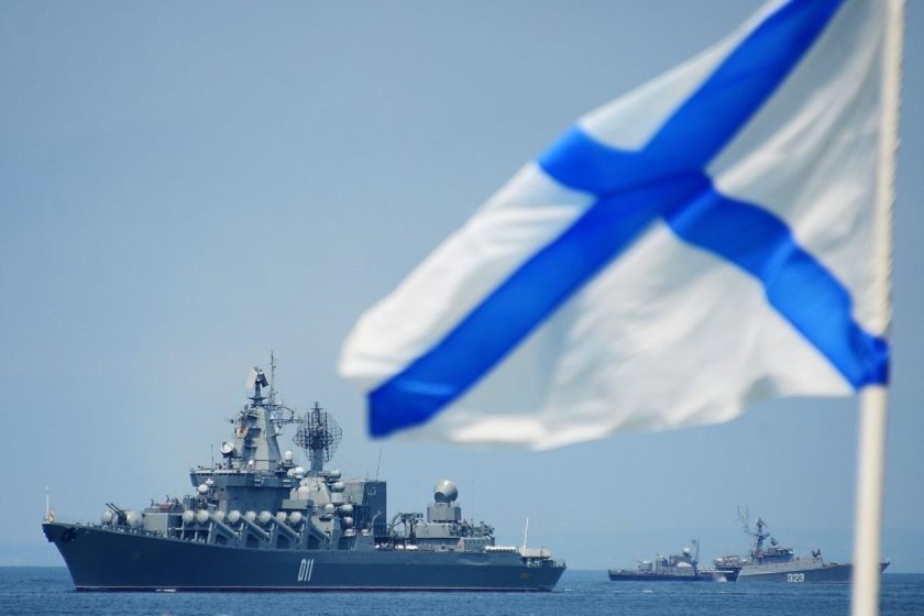 Военно-морской (Андреевский) флаг, флаг ВМФ России