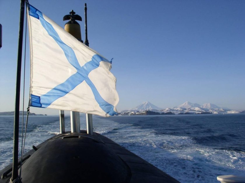 Флаг подводников ВМФ России