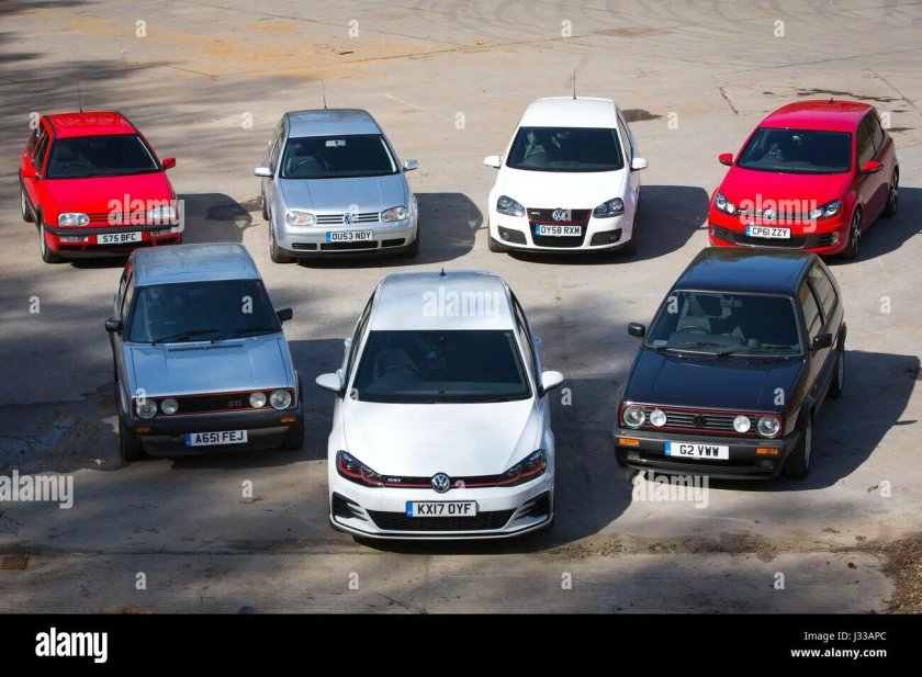 Volkswagen Golf поколения