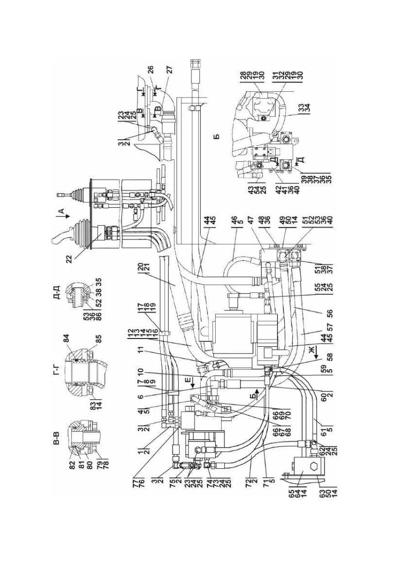 Бульдозера т9 ЧЕТРА электросхема
