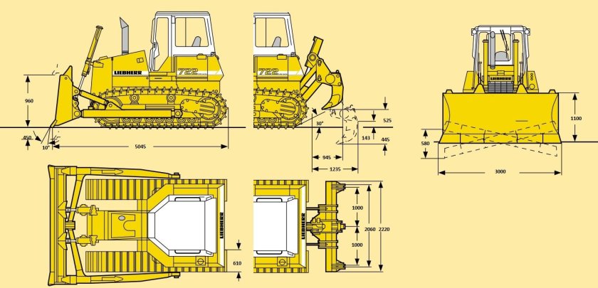 Бульдозер Либхер 764