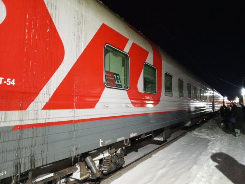 Поезд Череповец Москва