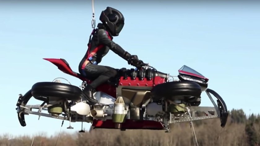 Летающий мотоцикл-трансформер Lazareth