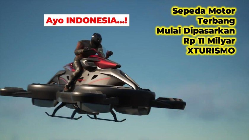 Летающий мотоцикл Hoverbike s3