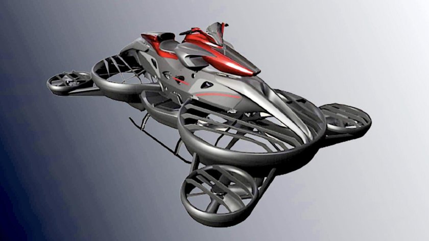 Ховербайк киберпанк