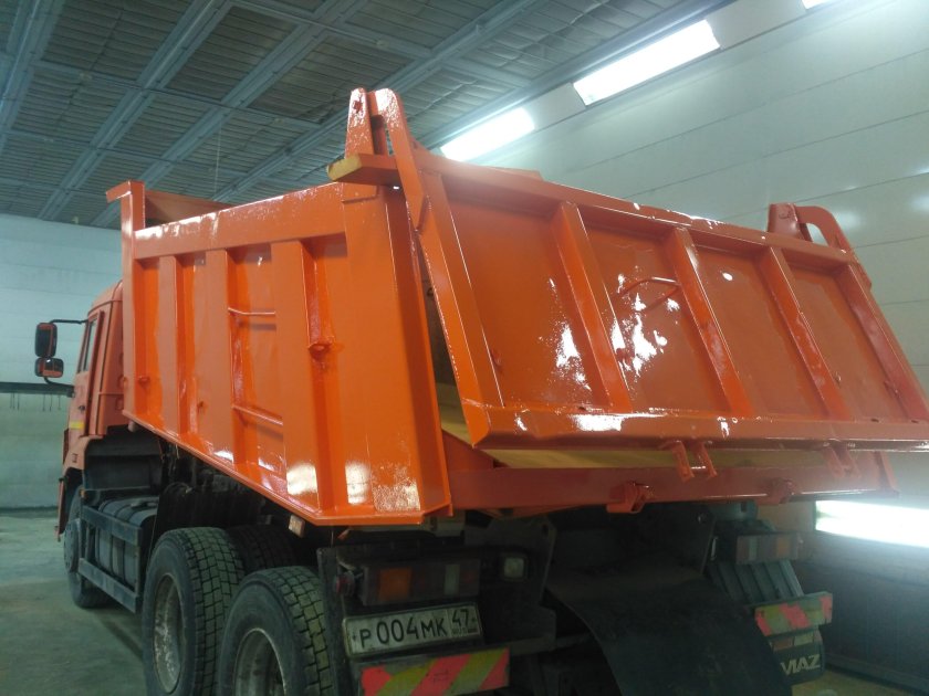 КАМАЗ 55111 самосвал задний борт