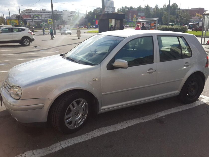 Фольксваген гольф 4 серебристый